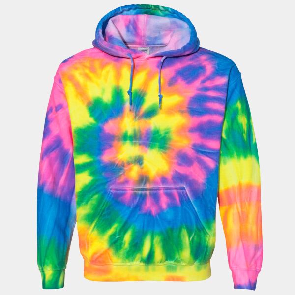 Blended Tie-Dyed Hooded Sweatshirt Thumbnail