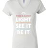 Women's Short Sleeve V-Neck T-Shirt Thumbnail